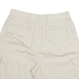 TEDDY'S Mens Cargo Shorts Beige Relaxed M W32