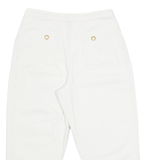 Womens Pedal Pushers Shorts Cream Slim S W28