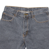 TOP JEANS Mens Denim Shorts Grey M W30