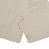 TUISSY Mens Cargo Shorts Brown M W32