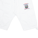 TOP STAR Unive & Pisity Mens Cargo Shorts White L W36