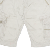 URBAN SURFACE Mens Cargo Shorts Grey M W34