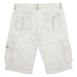 URBAN SURFACE Mens Cargo Shorts Grey M W34