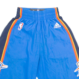ADIDAS Oklahoma City Thunder Mens Sports Shorts Blue XXS W22