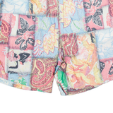 FREE SPORT Womens Swimming Shorts Pink Relaxed Crazy Pattern L W36