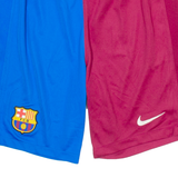 NIKE Barcelona FC Mens Sports Shorts Blue L W26