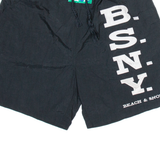 BEACH & SNOW Mens Swimming Shorts Black Relaxed M W34