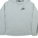 NIKE Cropped Womens Grey Hoodie S