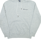 CHAMPION Mens Grey Hoodie S