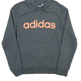 ADIDAS Womens Grey Hoodie S
