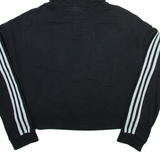 ADIDAS Womens Black Hoodie UK 8