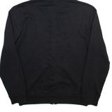 CHAMPION Mens Black Hoodie Full Zip S