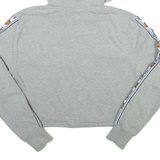 ELLESSE Cropped Womens Grey Hoodie UK 10