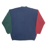 BUGLE BOY Mens Sweatshirt Blue Button Neck XL