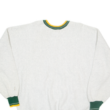 LEGENDS ATHLETIC Green Bay Packers NFL Mens Sweatshirt Grey USA L