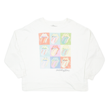 THE ROLLING STONES Womens Sweatshirt Cream XL
