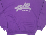 DODGER Rio Las Vegas Womens Sweatshirt Purple High Neck USA 2XL