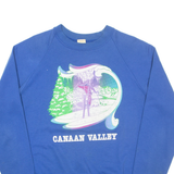 BELTON Canaan Valley West Virginia Womens Sweatshirt Blue USA L