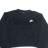 NIKE Cropped Womens Sweatshirt Black XS