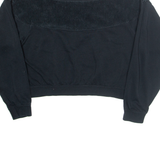 NIKE Cropped Womens Sweatshirt Black XS