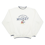 MICKEY & CO Mickey Mouse Womens Sweatshirt Cream L
