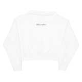 CHAMPION Cropped Womens Sweatshirt White M