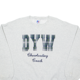 RUSSELL ATHLETIC Downingtown Young Whippets Cheerleading Womens Sweatshirt Grey USA 2XL