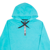 DIESEL Cropped Womens Blue Hoodie XL