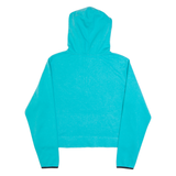 DIESEL Cropped Womens Blue Hoodie XL