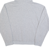 REEBOK Womens Grey Hoodie Full Zip L