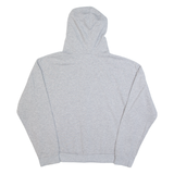 REEBOK Womens Grey Hoodie Full Zip L