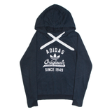 ADIDAS ORIGINALS Womens Black Hoodie UK 8