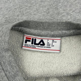 Fila Sweatshirt - Small Gray Cotton