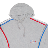 ADIDAS Cropped Womens Grey Hoodie UK 12