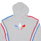 ADIDAS Cropped Womens Grey Hoodie UK 12