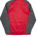 ADIDAS Mens Red Hoodie Full Zip S