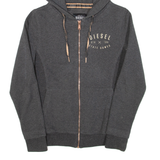 DIESEL Womens Grey Hoodie Full Zip XS