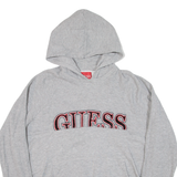 GUESS Mens Grey Hoodie L