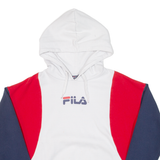 FILA Mens White Hoodie S