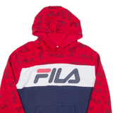 FILA Womens Blue Hoodie M