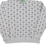 PLUS MINUS Mens Grey Hoodie XL