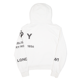 BURBERRY Mens White Hoodie XS
