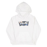 LEVI'S Womens White Hoodie M