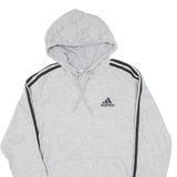 ADIDAS Mens Grey Hoodie S