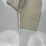 Wrangler Cargo Shorts - 34W 9L Beige Cotton