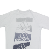 ADIDAS Mens T-Shirt Grey XS