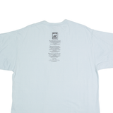 LIGHT HUNTER Iacuzzi Snow And Champagne Mens T-Shirt Blue XL