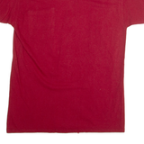 HANES Mens T-Shirt Maroon M