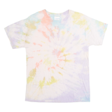 HANES Mens Tie Dye T-Shirt Pink M
