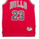 NIKE Chicago Bulls Vest Mens Jersey Red Sleeveless USA S